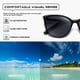 thumbnail image 5 of Gafas de sol Colrea Trendy Cat Eye CL22017 para Mujer, color negro, 5 of 6