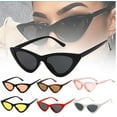 thumbnail image 4 of Retro Triangle Cat Eye Sunglasses | Cateye Sunglasses | Retro Sunglasses | Alisa Sunglasses, 4 of 10