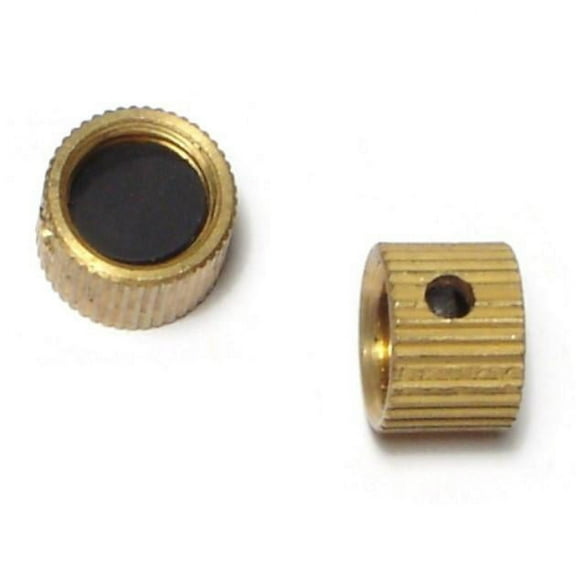 3/8"-16 x 7/16" Brass Coarse Thread Bleeder Caps BLDRC-067 (10 pcs.)