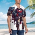 thumbnail image 5 of Goofa Cool Patriotic Buffalo Cowboy Hawaiian Shirt for Men, Unisex Summer Beach Casual Short Sleeve Button Down Shirts,Aloha Tropical Floral print shirt-Large, 5 of 9