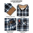 thumbnail image 4 of Legendary Whitetails Men's Buck Camp Flannel Shirt Long Sleeve Button Down 100% Cotton, 4 of 5