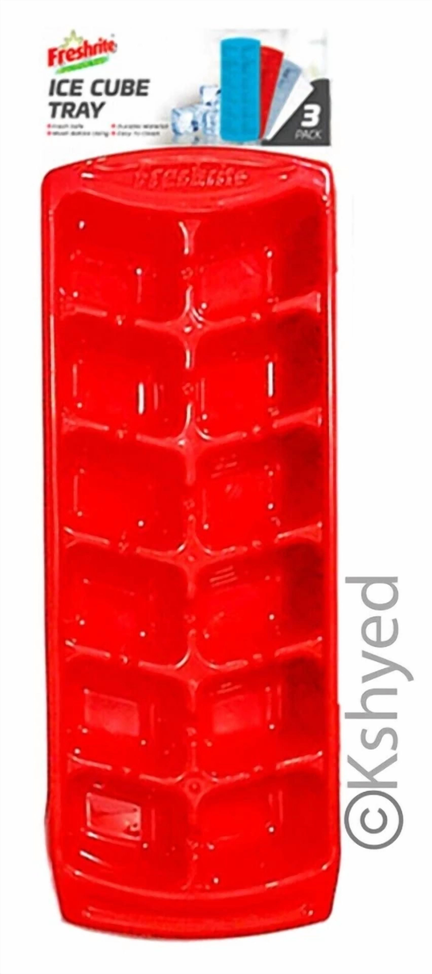 3 Pcs Set Ice Cube Trays Home Smart Freezer & Dishwasher Safe, 12 Ice Cube Molds