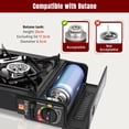 thumbnail image 6 of 3500W Butane Camping Stove with Carrying Case & Free fire windproof, Portable Stove for Camping, Hiking, Emergencies, Tailgating Essentials, 6 of 8