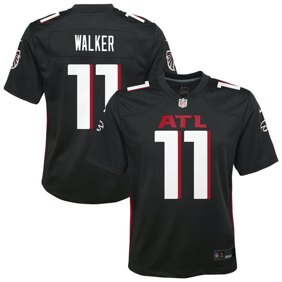 Youth Nike Jalon Walker Black Atlanta Falcons Team Game Jersey