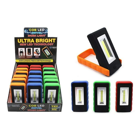 Diamond Visions 08-1753 COB LED Swivel Base Work Light in Assorted Colors 1 Work Light