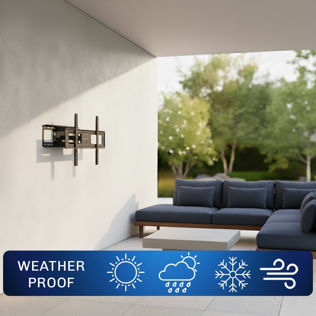 VIVO Outdoor Full Motion 37” to 80” TV Screen Wall Mount