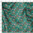 thumbnail image 4 of Soimoi Polyester Crepe Fabric Leaves & Chrysanthemum Floral Print Sewing Fabric Yard 52 Inch Wide, 4 of 5