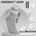 thumbnail image 3 of 8 Pairs Womens Crew Socks Striped Women Sports Crew Socks, Size 6-8, 3 of 7