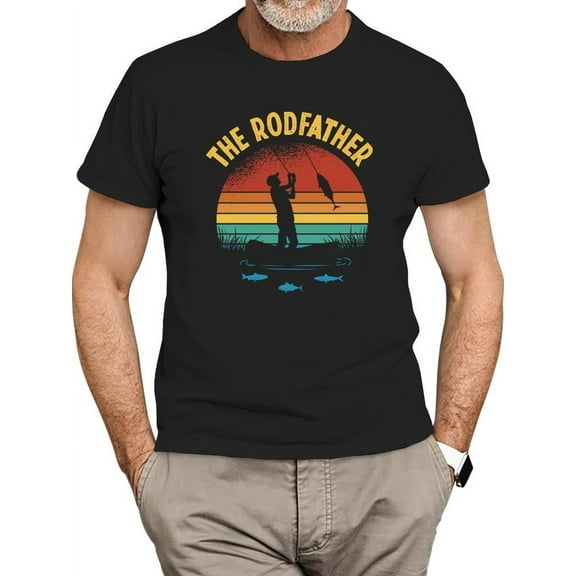 The Rodfather T-Shirt Men -Smartprints Designs, Male 5X-Large