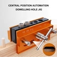 thumbnail image 3 of Drilling Guide, High Hardness 4 Holes Self Centering Dowel Jig Kit Robust  for Woodworking, 3 of 8