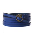 thumbnail image 2 of Brazalete de cuero Sunnimix Cinco vueltas azul para mujeres y hombres, 2 of 5