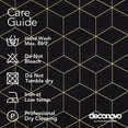 thumbnail image 3 of Deconovo Gold Diamond Foil Print Blackout Curtains for Living Room, 42x84 inches, 2 Panels(Black), 3 of 5