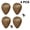 Brown, variant on 4 Pieces Waterproof Wasp Nest Decoys Hanging Hornet Deterrents Fake Cloth Wasp Nest Non-Toxic Bee Decoy Deterrent for Home and Garden Outdoors