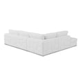 thumbnail image 3 of Titan Furnishings Transitional Italian Top Grain Leather Sectional White, 3 of 16