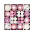 thumbnail image 4 of 44 Uds bolas de Navidad adornos adornos decoración de árbol de Navidad a granel bolas de Navidad decorativas de 3-6cm para festival de aniversario Rosa y, 4 of 8