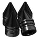 thumbnail image 2 of Valve Caps For Cars 4Pcs Black Tire Valve Cap Cone Shape Protector For Daily Use Vehicle, 2 of 5