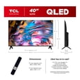 thumbnail image 2 of TV TCL Pantalla 40 Pulgadas QLED Smart Google TV 40Q31K, 2 of 8