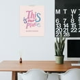 thumbnail image 6 of 1 Pc Music Lyrics Poster Taylor Room Decor Aesthetic This Is Our Place Prints Unframed Music Art Wall Decor Poster for Girls Party Bedroom Decoration 13.78x11.02 Inch, 6 of 7
