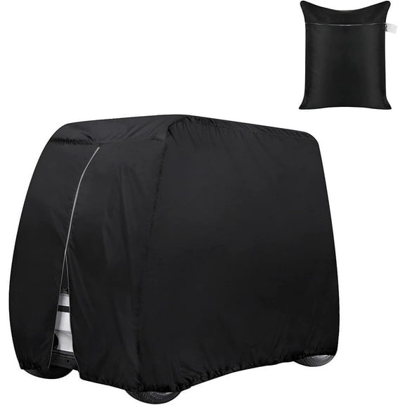 ALL-CARB Golf Cart Covers Waterproof 2/4 Outdoor Golf Cart Cover Replacement for EZGO Club Car Yamaha Golf Carts