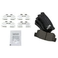 thumbnail image 3 of TRQ Rear Brake Pad & Rotor Kit Brake Pads Brake Rotor Ceramic Fits Select 2009 Hyundai Azera 2006-2008 Sonata, 3 of 5
