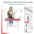 thumbnail image 6 of S-HOME 36 Inch Adjustable Dog Grooming Table in Sturdy MDF and Metal Material with Foldable Legs for Easy Storage, 6 of 9