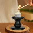 thumbnail image 7 of Nordic Black Iron Candle Cup Tray for Elegant Home Decoration - Set of 2 Lo R2V8, 7 of 7