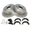 thumbnail image 4 of TRQ Rear Brake Pad & Rotor Kit Brake Pads Brake Rotor Parking Brake Shoe Set Semi-Metallic Fits Select 1997-1999 Lexus ES300 1992-1999 Toyota Camry 1999 Solara, 4 of 4