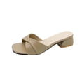 thumbnail image 2 of Fasiaou 3 Counts Women's Mesh Slide Sandals Comfortable Open Toe Flat Casual Shoes for Women Breathable Indoor Outdoor House Slippers Summer Beach Walking Sandals, 2 of 8
