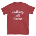 thumbnail image 1 of Americus Georgia Patriot Men's Cotton T-Shirt, 1 of 1