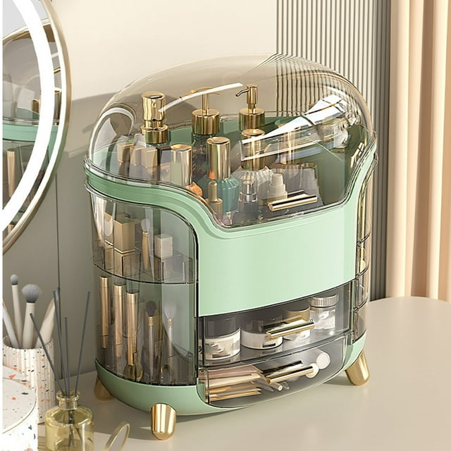 Organizador de joyas y lápices labiales Jadeshay caja de cosméticos gran capacidad
