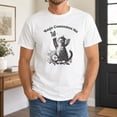 thumbnail image 2 of Kitten Butterfly Graphic T-Shirt, Funny Cat Statement Tee, Unisex Classic Fit, 2 of 9
