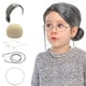 thumbnail image 1 of Fiudx Ofertas relampago Pelucas Peluca Abuela COS Traje Cadena Gafas Collar de perlas Gafas para el Día de los Inocentes 100 días de escuela, 1 of 7