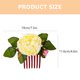 thumbnail image 2 of unbranded Peine Floral Amarillo Para Mujer Resistente Y Para Complementar Cualquier Look, 2 of 6