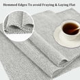 thumbnail image 2 of Table Runner 48 Inch Long Cream White Dresser Scarf Small Kitchen Table Runner Geometric Bedroom Furniture Top Cover Dining Room Table Topper Washable Cloth Strip Sash Short Coffee Table Runner, 2 of 7