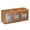 Brown, variant on sunsanly Wooden Piggy Bank 3-Compartment Money Saving Box Visualized Bills Coins Savings Box for Kids Adults Bedroom Office