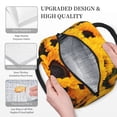 thumbnail image 3 of Rateoe Flower Bush Sunflower Pattern Lunch Bag Women, Lunch Box, Lunch Bag, Small Leakproof Lunch Tote Large Capacity Reusable Insulated Cooler Lunch Container, 3 of 6