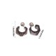 thumbnail image 5 of Minnieouse Pendientes Acrílico en forma de C Plata Ear Stud Aro transparente Gota Colgantes Mujer Pendiente Accesorios de boda diario Ropa, zapatos y accesorios Miscelánea Gris Minnieouse AP011505-02, 5 of 6