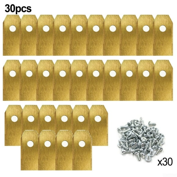 30/45pc titanium replacement blades suit for robot lawn mower robotic lawn mower