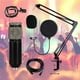 thumbnail image 1 of Kit De Micrófono Usb Conjunto De Micrófono De Condensador Profesional Micrófono De Grabación Para Computadora Juego De Transmisión En Vivo Yuarrent EL017701-02, 1 of 5