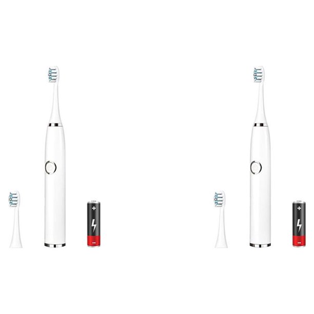Bearachild Cepillo de eléctrico Super Sonic IPX7 Blanqueamiento a prueba de agua Blanco combinación 1 2Conjunto