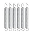 thumbnail image 1 of 6 Pieces Guitar Tremolo Spring Musical Instrument Stainless Steel Vintage Spare Parts Trill Tailpiece Bridge Springs Replacement for ST, 1 of 8