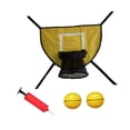 thumbnail image 3 of Mini trampolín de baloncesto con aro de baloncesto desprendible para mates seguros. Accesorio de trampolín de fácil instalación para todas las amarillo, 3 of 8
