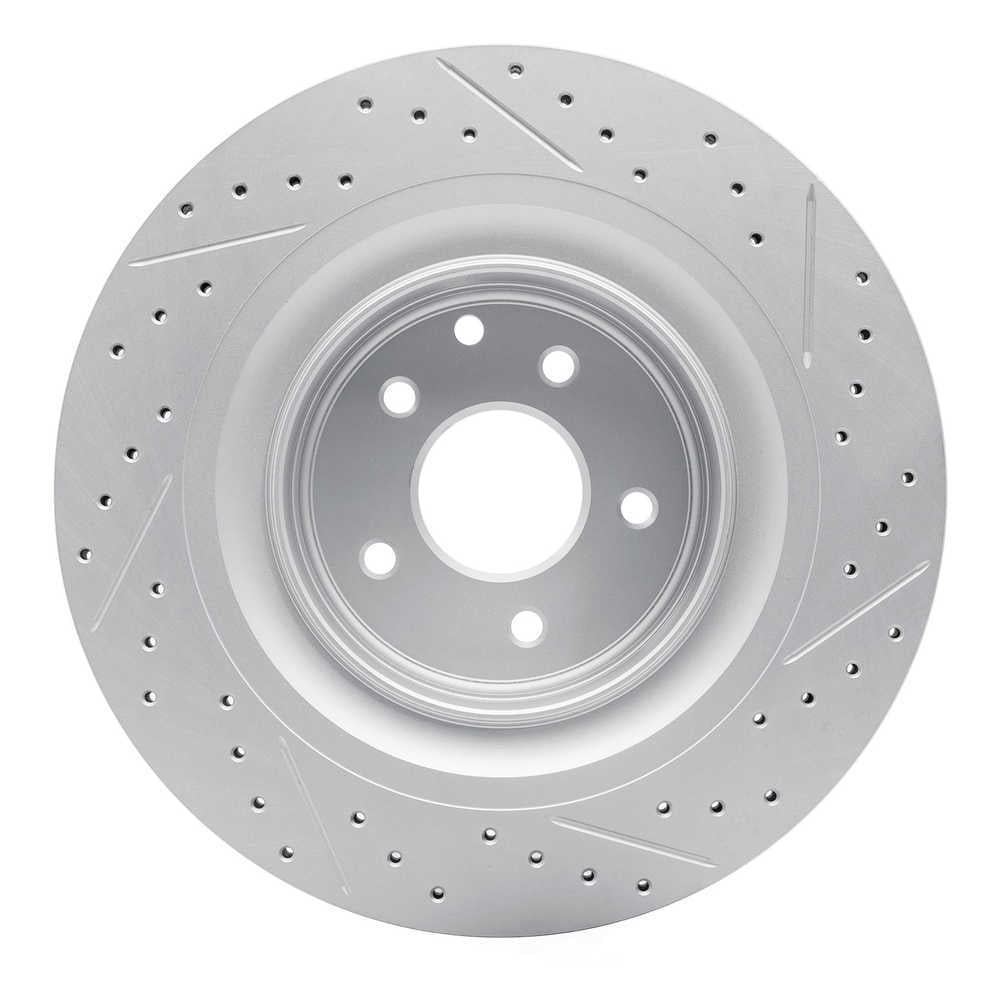 Dynamic Friction Company 830-68013L DFC Geoperformance Rotor - Drilled and Slotted