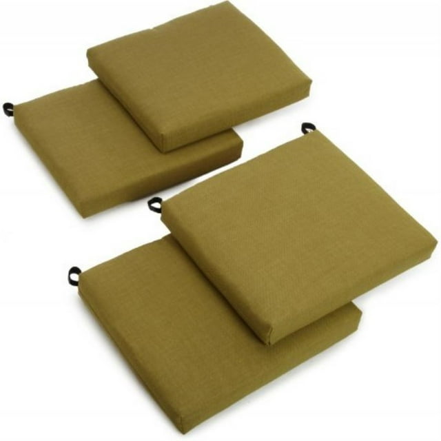 Coussin de Chaise en Polyester Filé de 20 Po sur 19 Po (Ensemble de Quatre) - Avocat