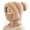 Rose Gold, variant on ManxiVoo Women All in One Winter Hat and Scarf for Extreme Warmth and Cold Protection with Thick Knitted Wool Design for Outdoor Activities Beige