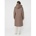 thumbnail image 4 of Beige - Fully Lined - Plus Size Overcoat - Alia, 4 of 5