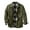 🔥 Army Green, variant on Gifts Dianli Warm Winter Men's Turn-Down Collar Button Front Long-Sleeve Workwear Jacket Casual Solid Color Pockets Heavyweight Commuter Coat Work Jacket Outdoor