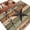 Brown Sage Green, variant on Texas Star Vintage Area Rugs 8'x10', Washable Small Throw Rugs for Living Room Patio, Berry Dark Brown Wooden Indoor Outdoor Rug Non-Slip Low Pile Carpet Runner Reversible Floor Mats