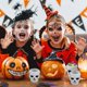 thumbnail image 5 of Mini Witch Cauldron Candy Bucket With Handle Plastic Cauldron Halloween Candy Holder Pot Skull Heads, 5 of 5