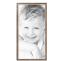 ArtToFrames 15" x 30" Taupe with Silver Lip Picture Frame, 15x30 inch Multi Wood Poster Frame (WOM-4986),  Pack